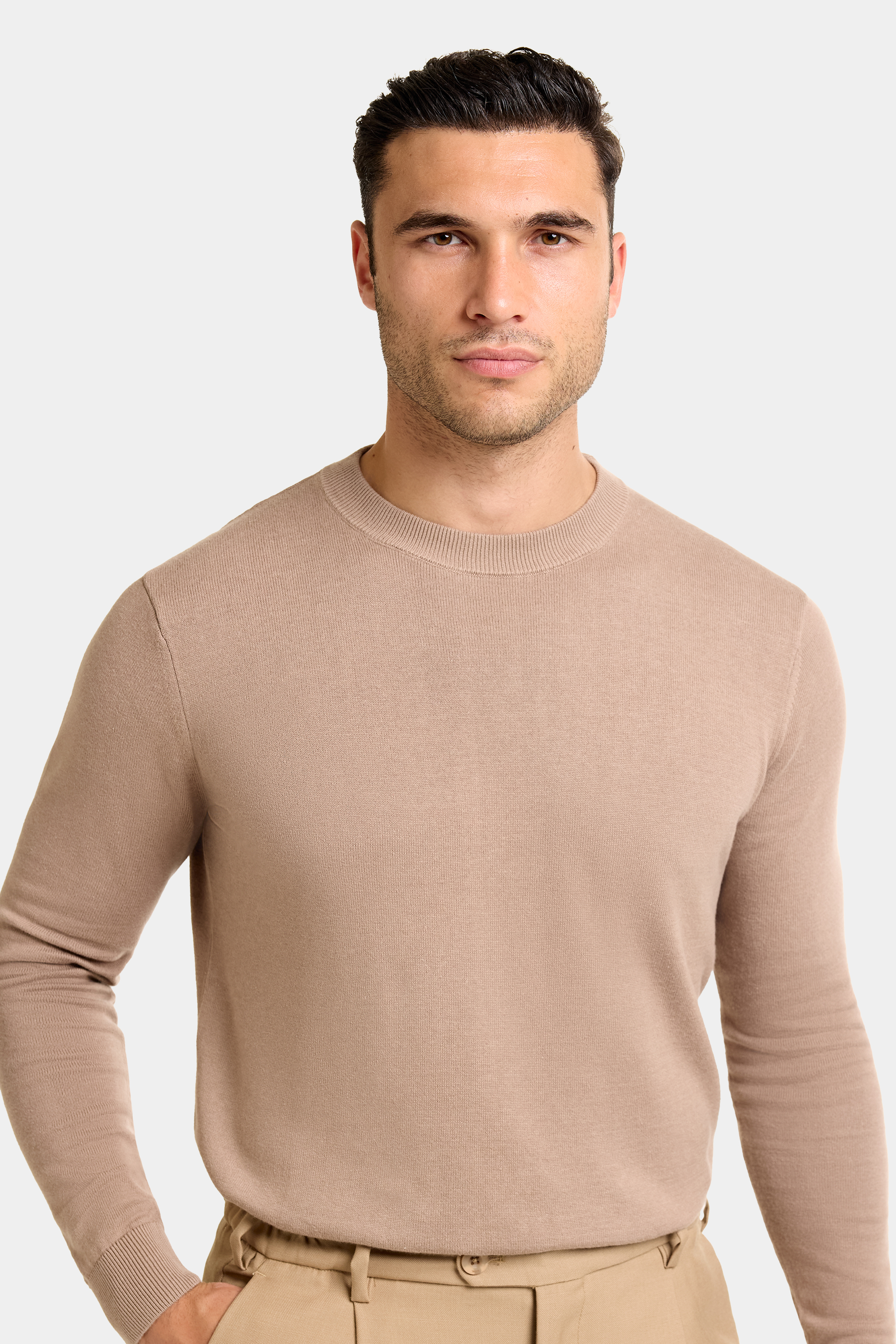 THE SANTONI CREWNECK SWEATER 2-PACK - Black / Mocca
