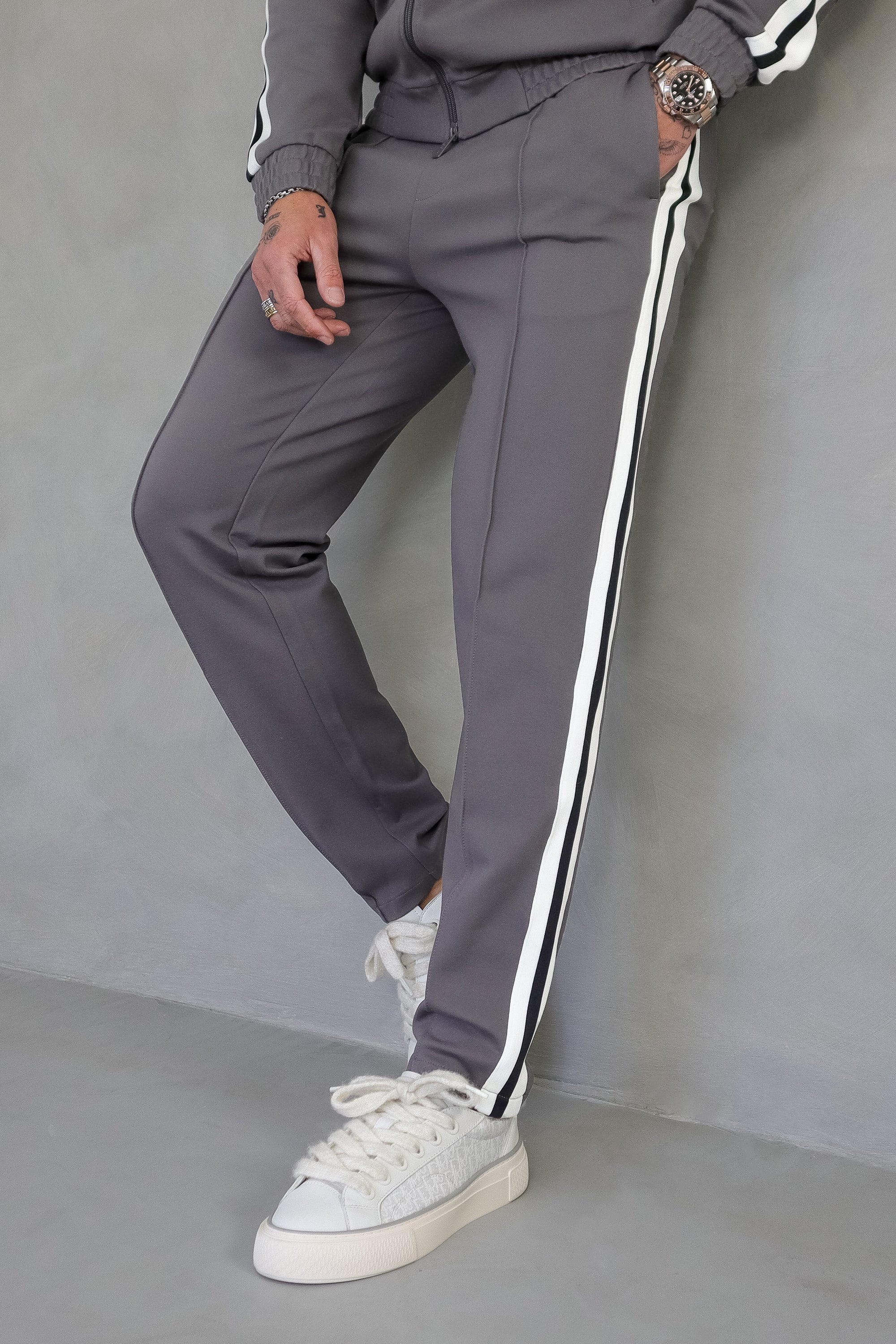 ZARVI TAPE TRACK TROUSERS