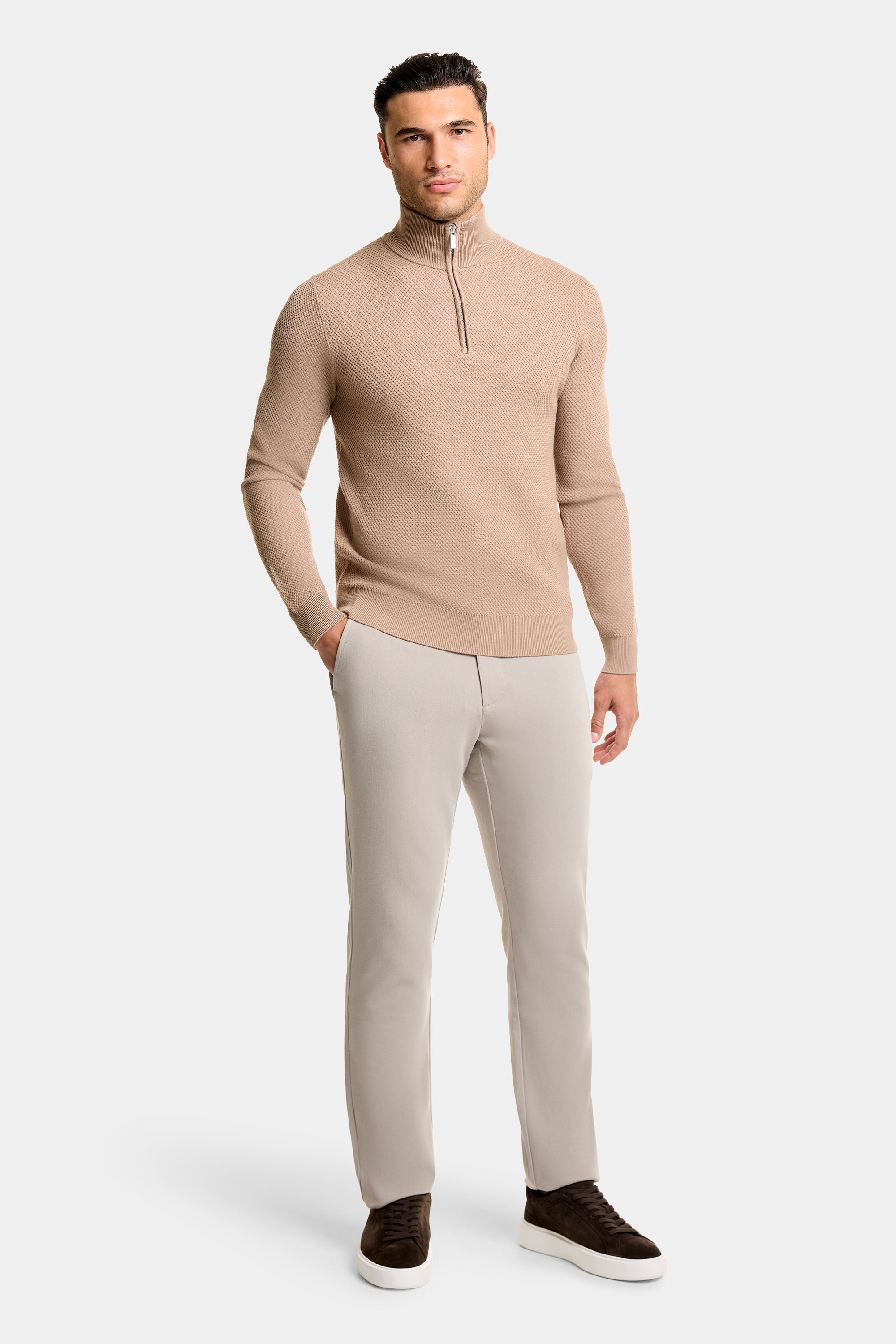 THE FABIO HALF ZIP SWEATER
