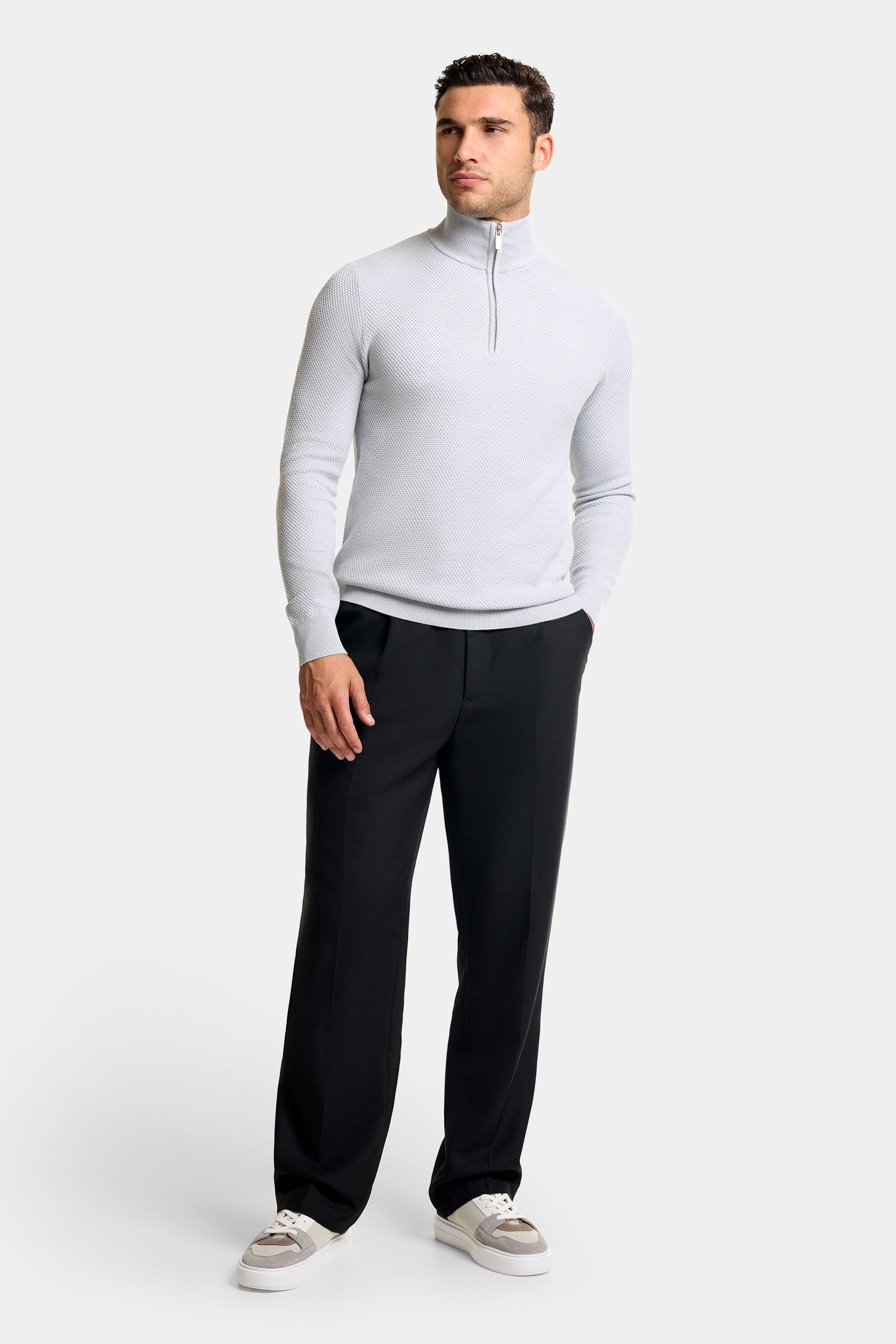 THE FABIO HALF ZIP SWEATER