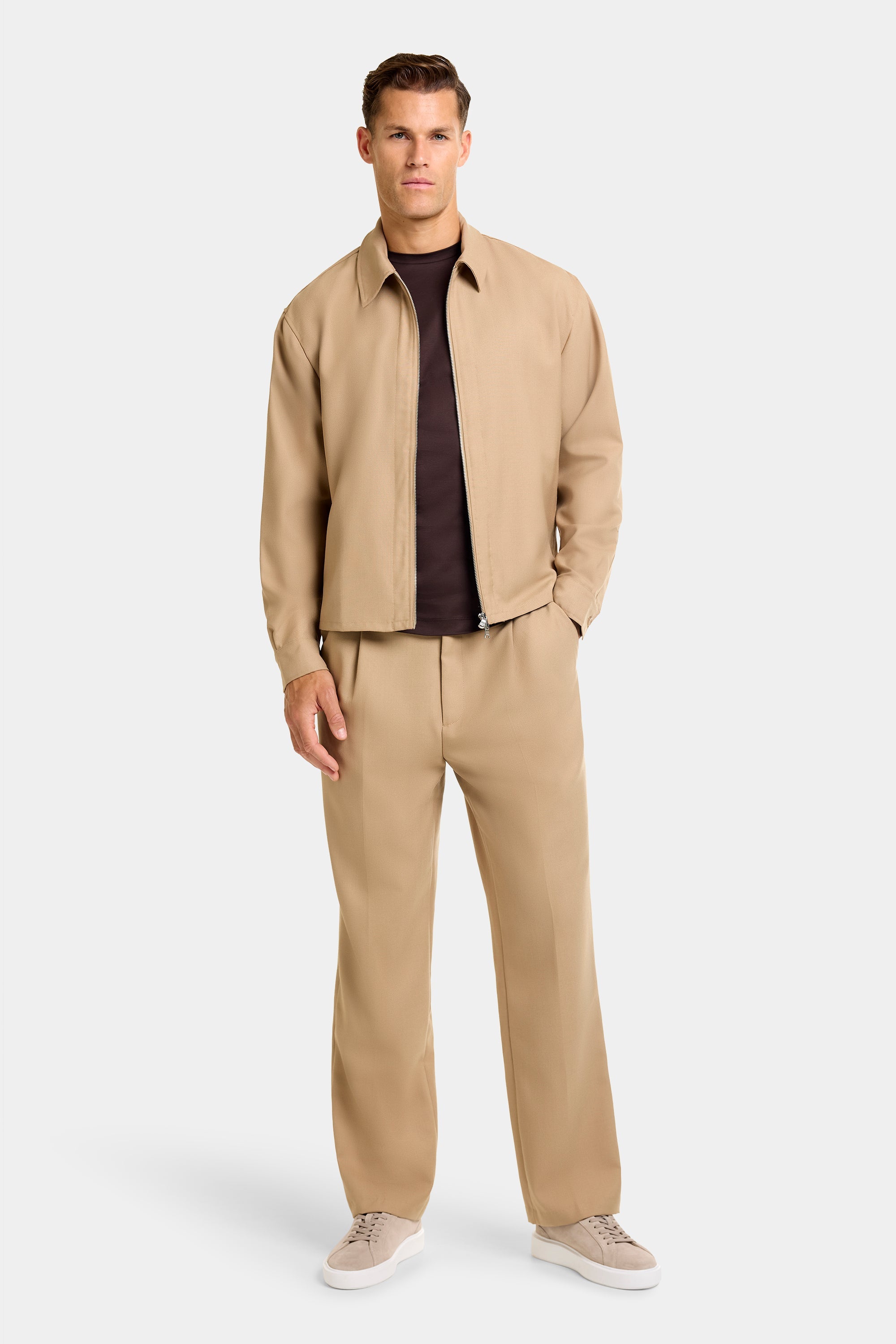 ZARVI LAZIO WIDE LEG PANTS