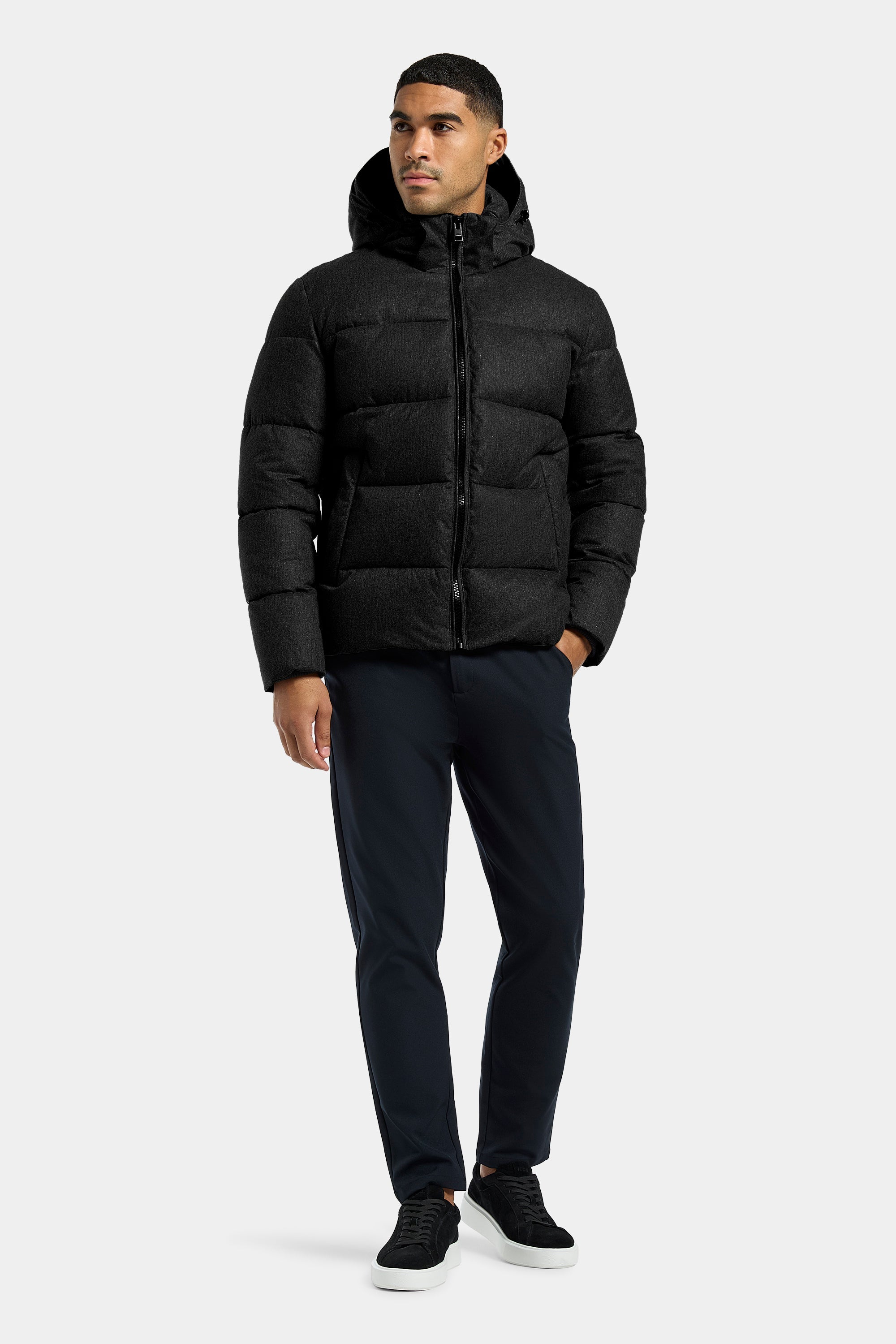 ZARVI PIERO HOODED PUFFER