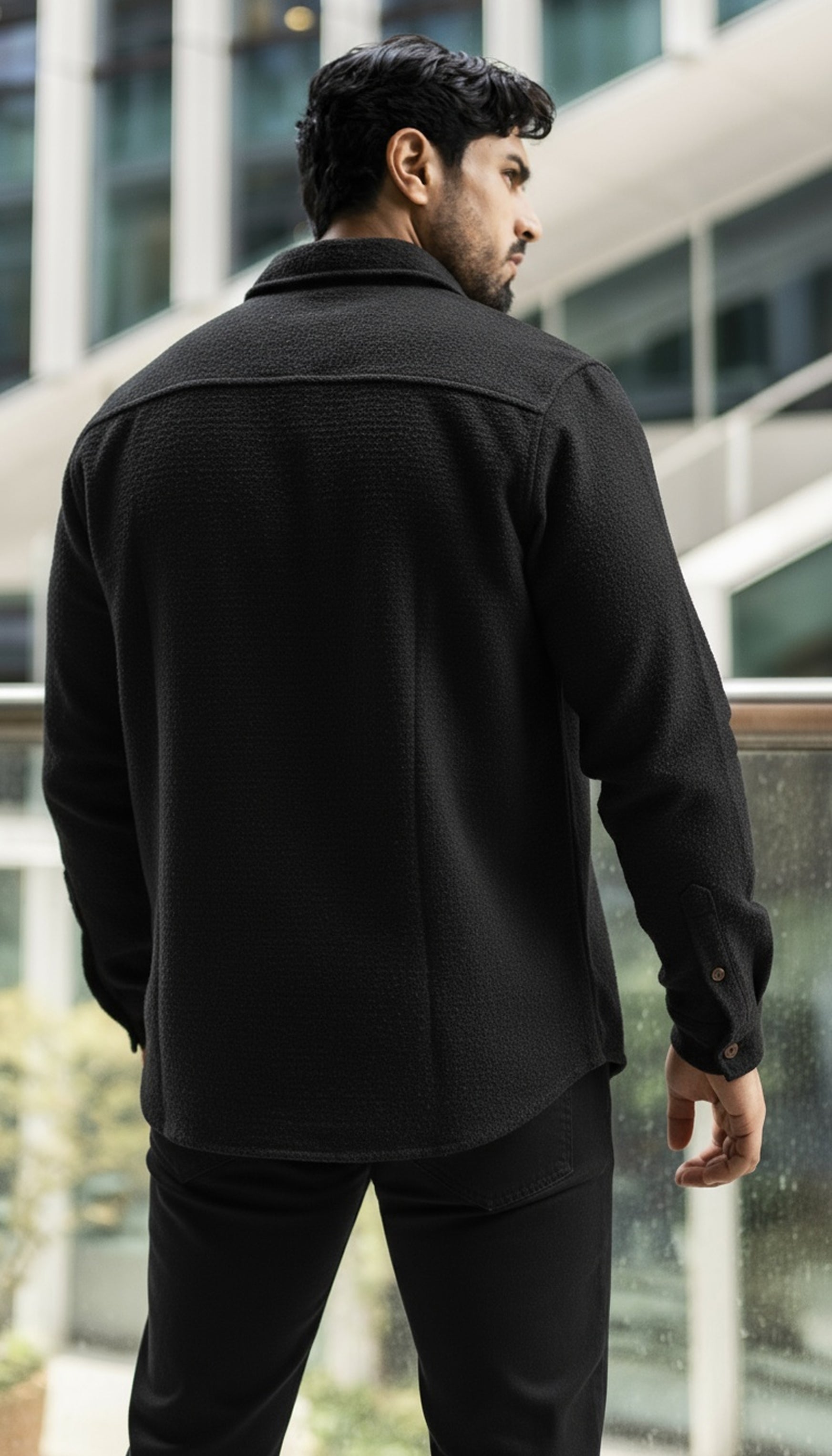 ZARVI OTTO WOOL OVERSHIRT