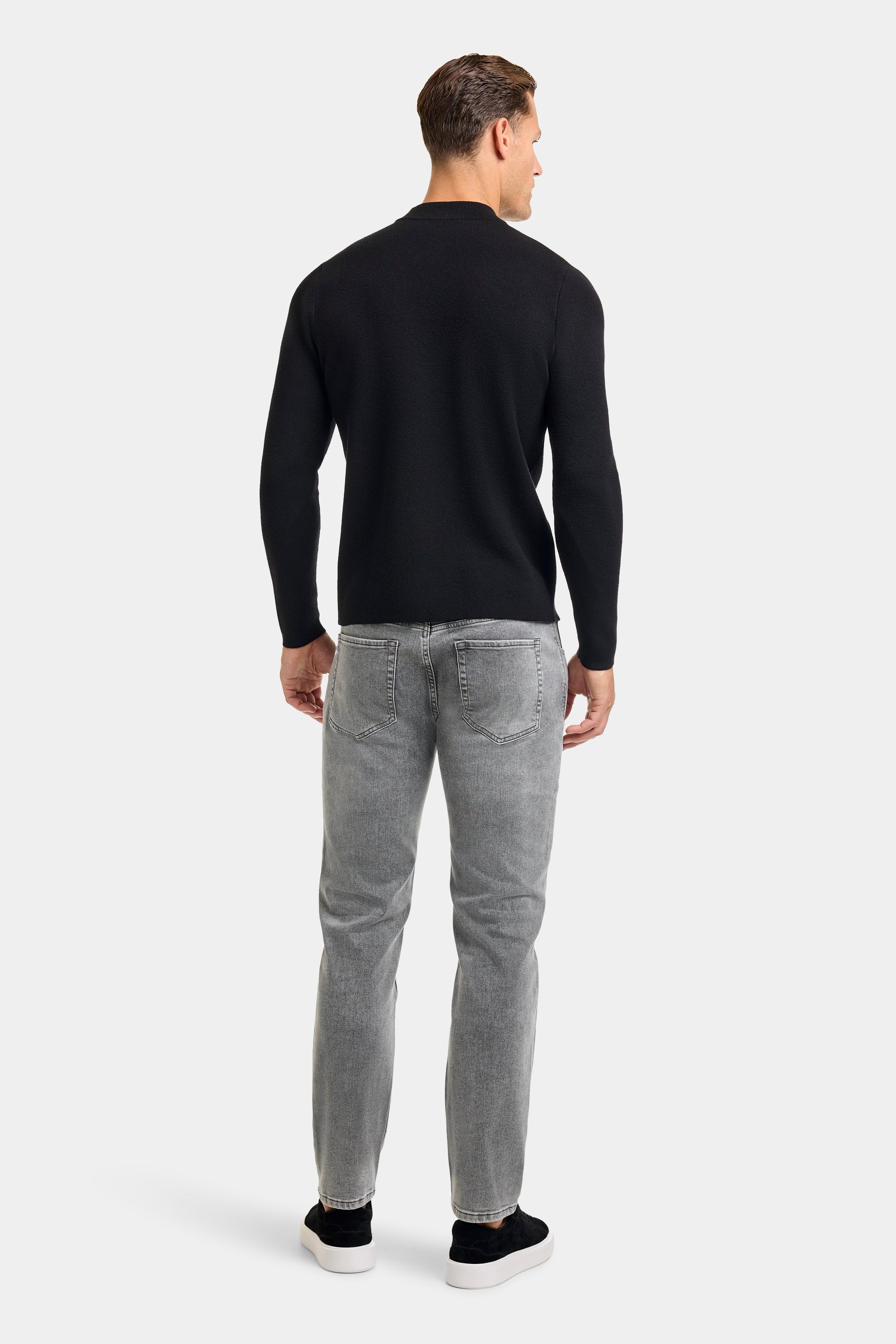 ZARVI COMO MOCK NECK SWEATER