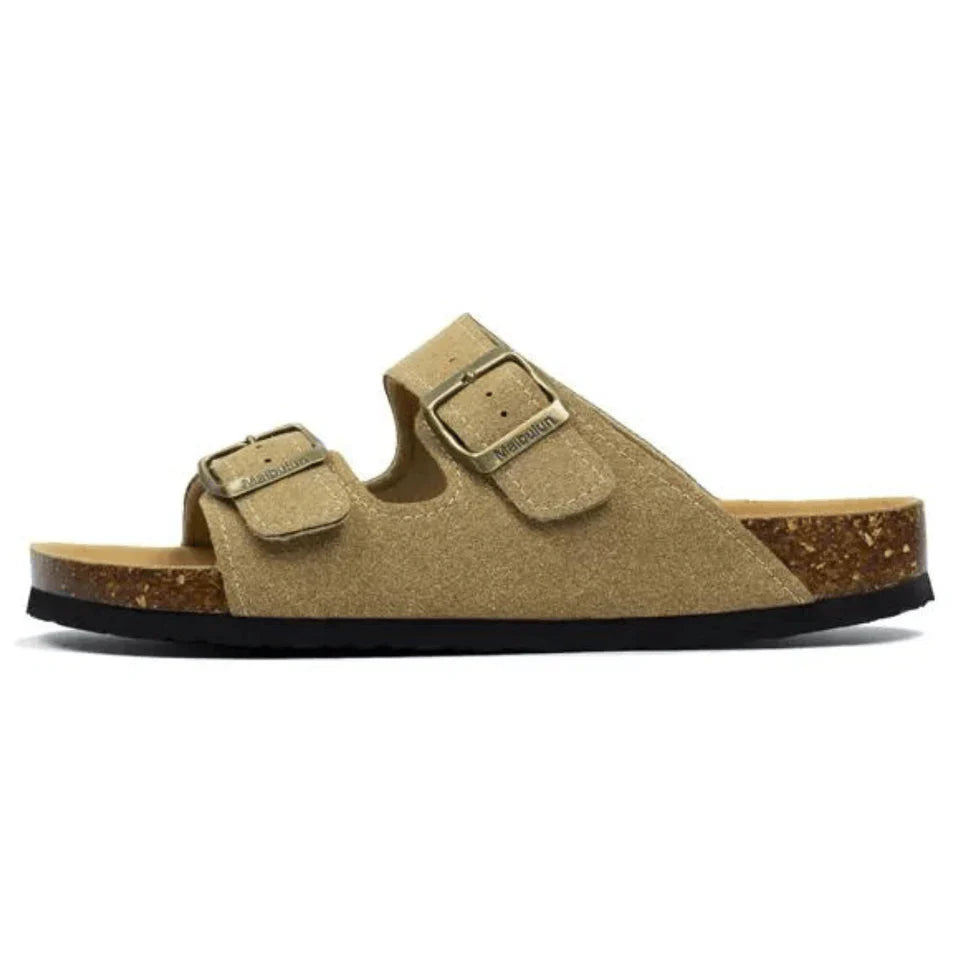 ZARVI Siena – Cork Double-Strap Sandal