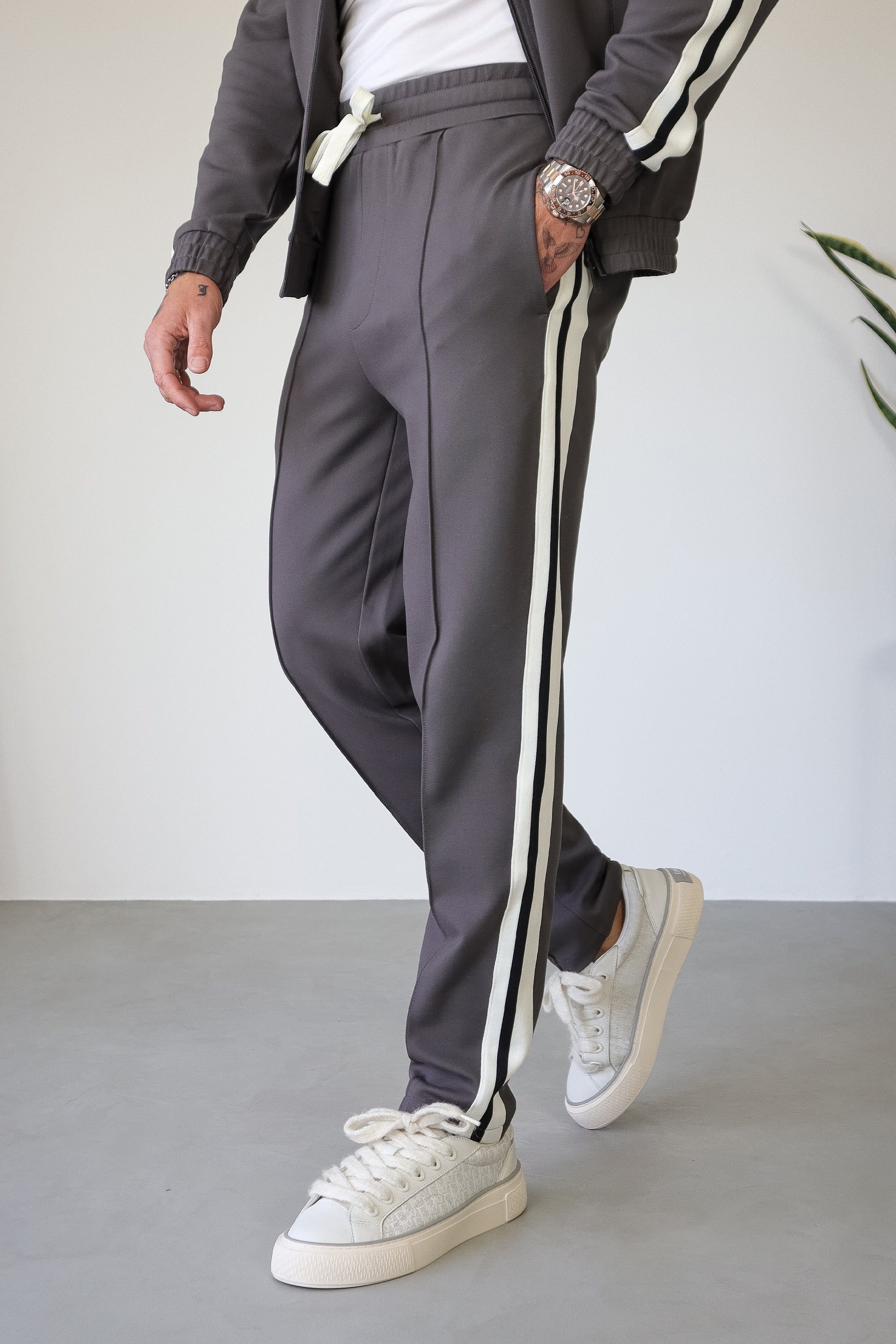 ZARVI TAPE TRACK TROUSERS