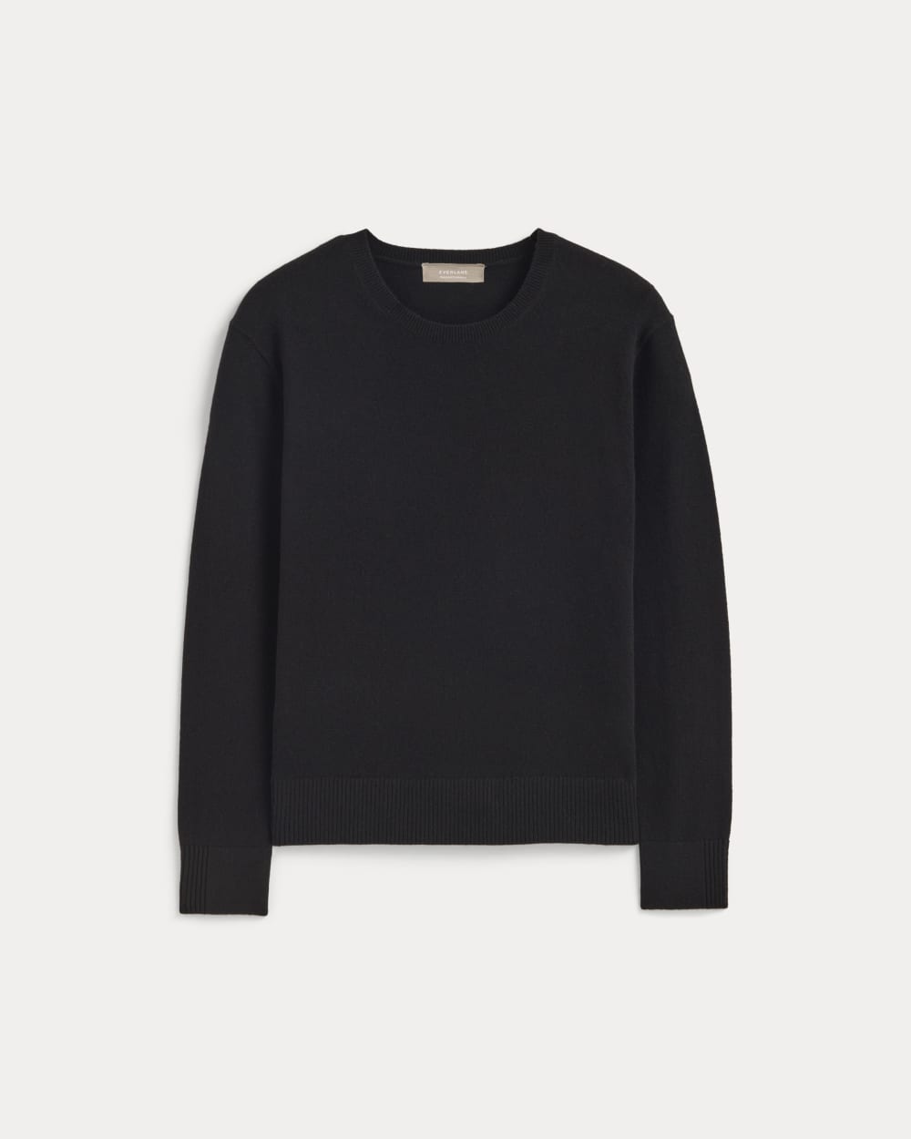The Classic Crew in Cashmere | Black