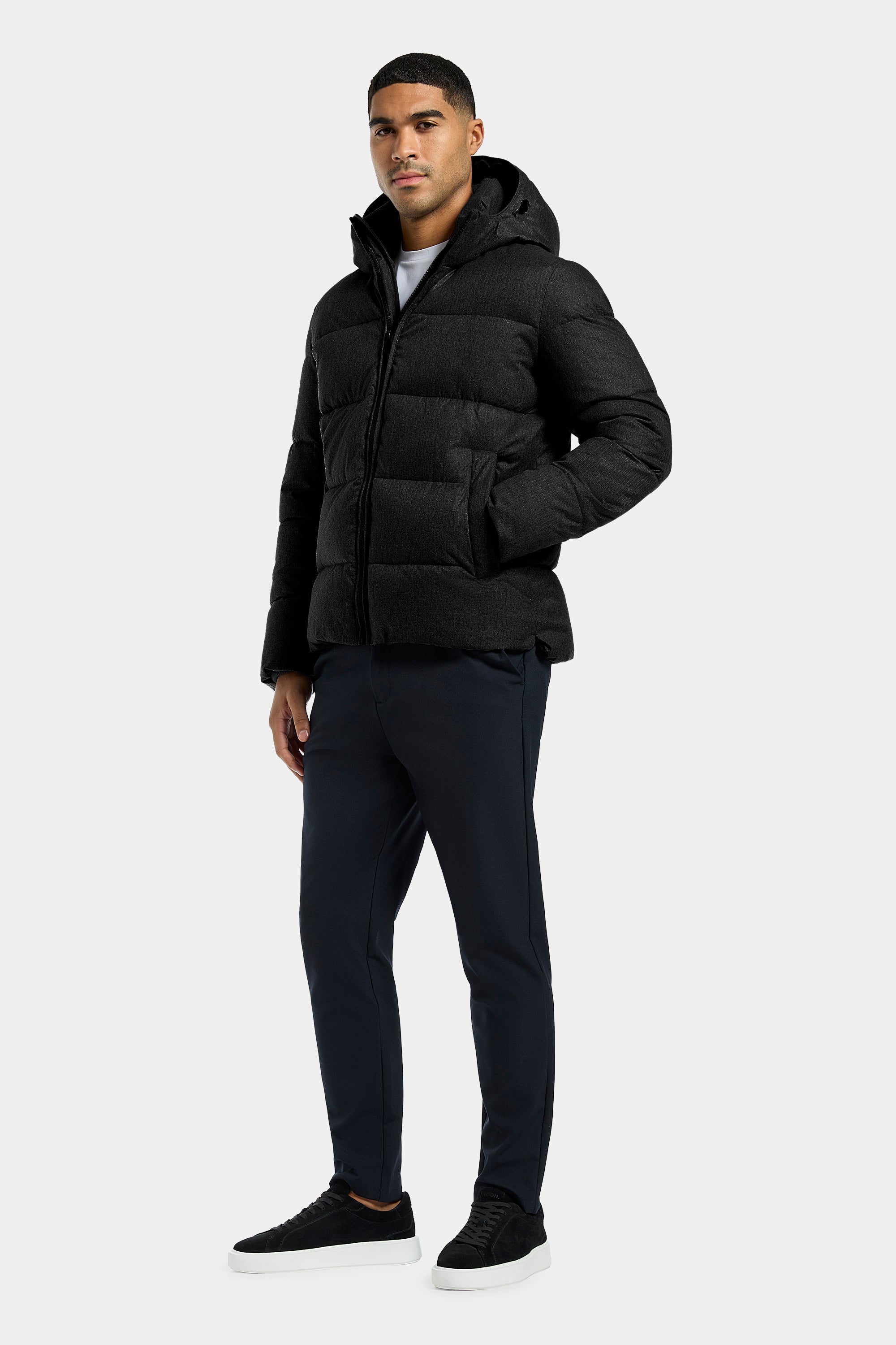 ZARVI PIERO HOODED PUFFER