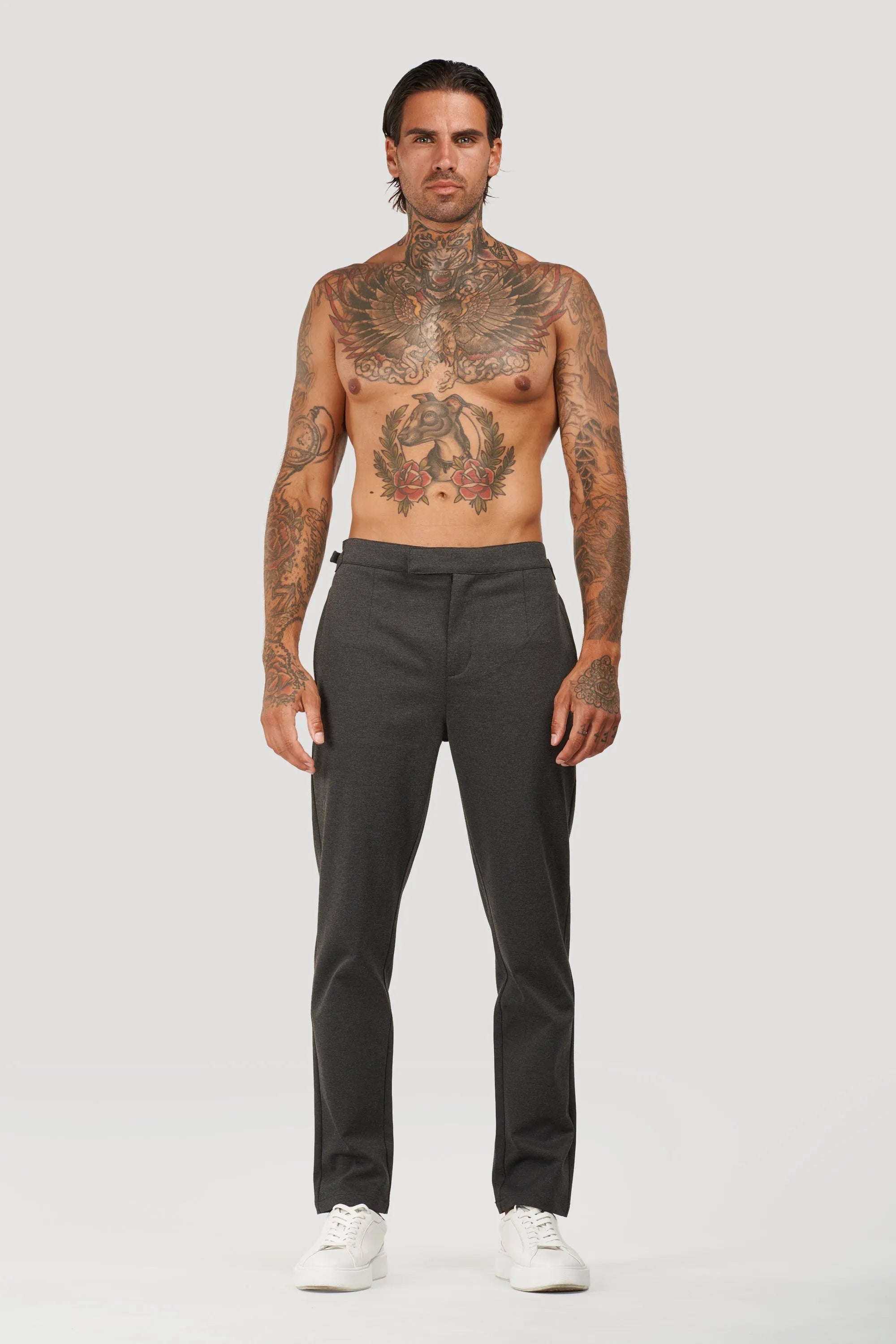 THE AURELIO TROUSERS - Dark Grey