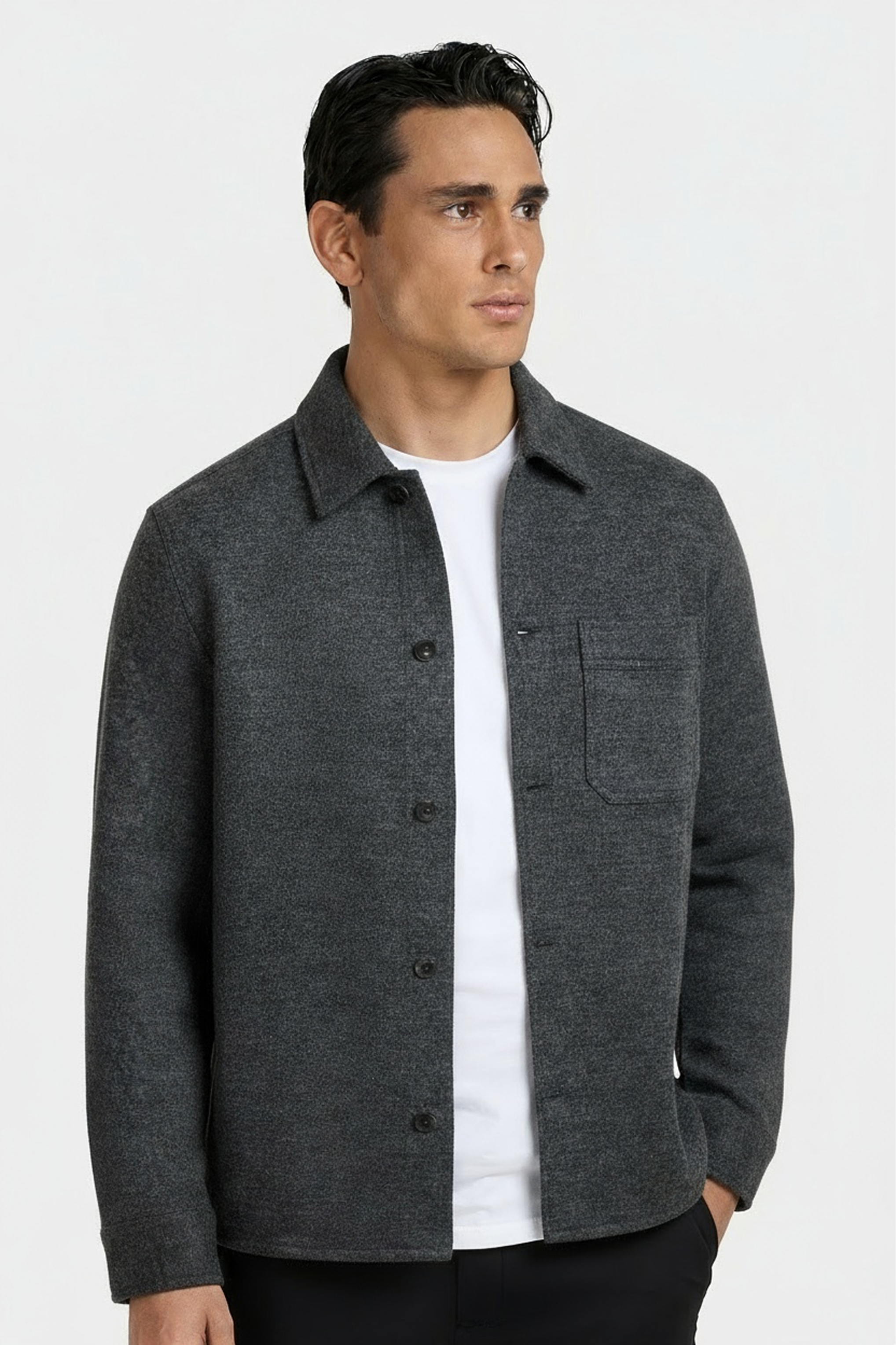 ZARVI OTTO WOOL OVERSHIRT