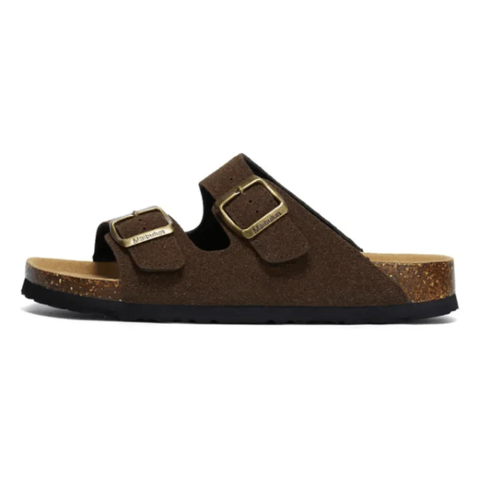 ZARVI Siena – Cork Double-Strap Sandal