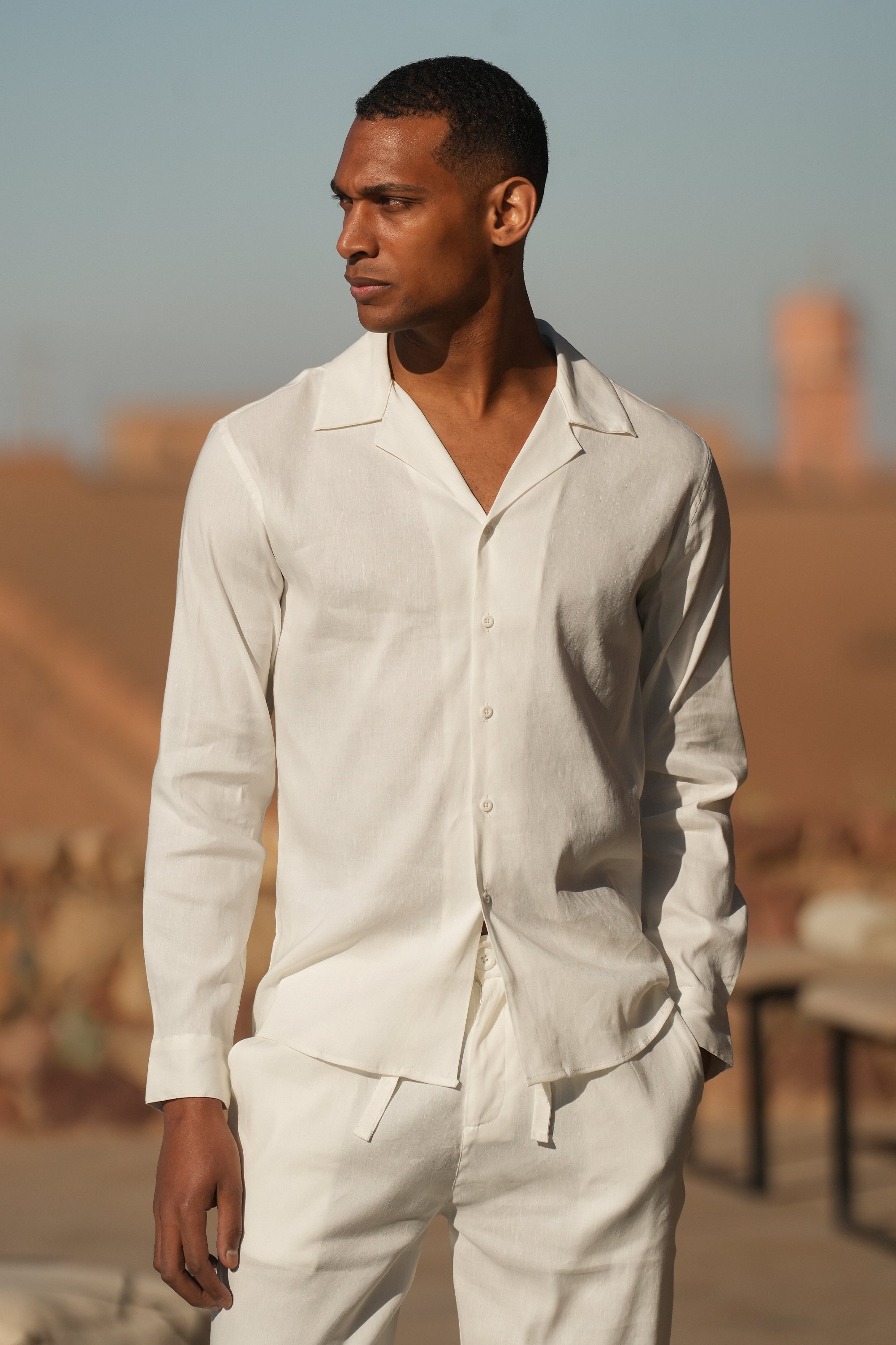 THE LINEN LS SHIRT