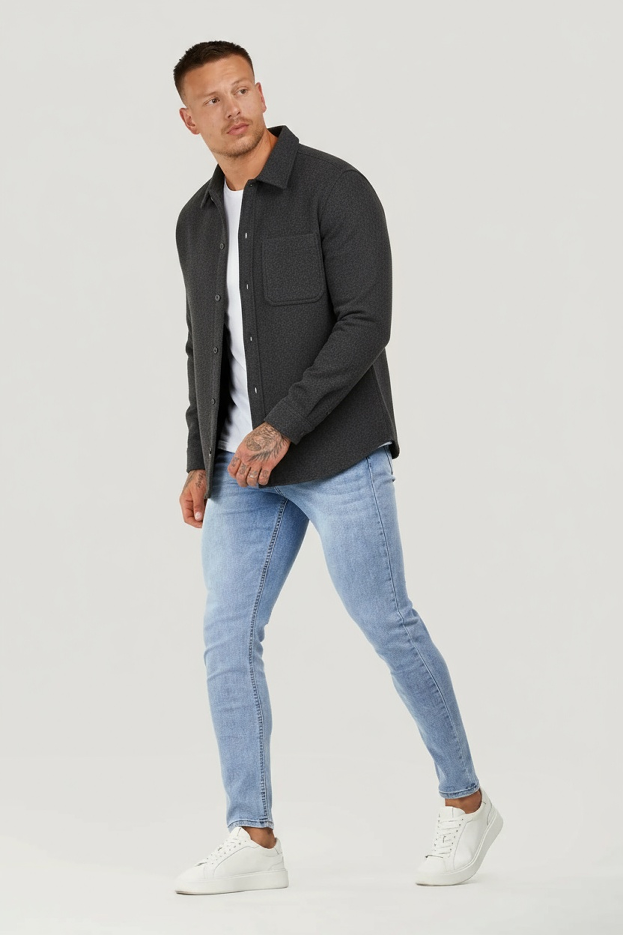 ZARVI OTTO WOOL OVERSHIRT