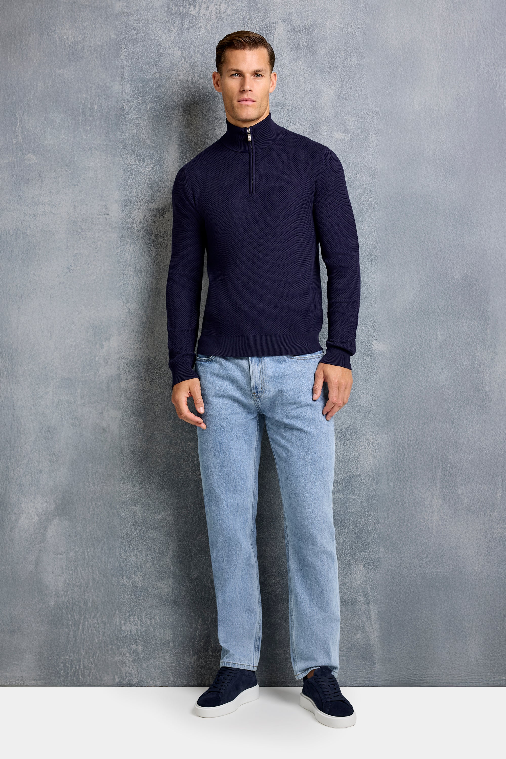 THE FABIO HALF ZIP SWEATER