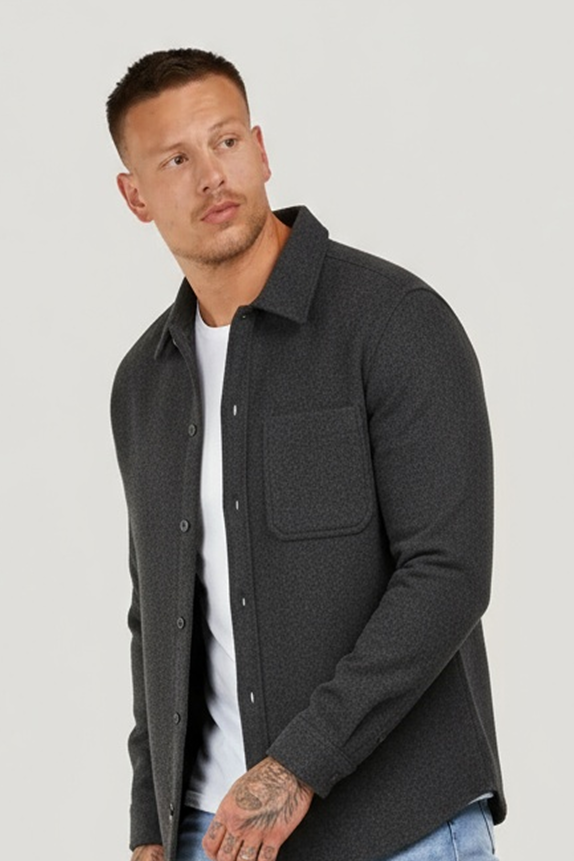 ZARVI OTTO WOOL OVERSHIRT