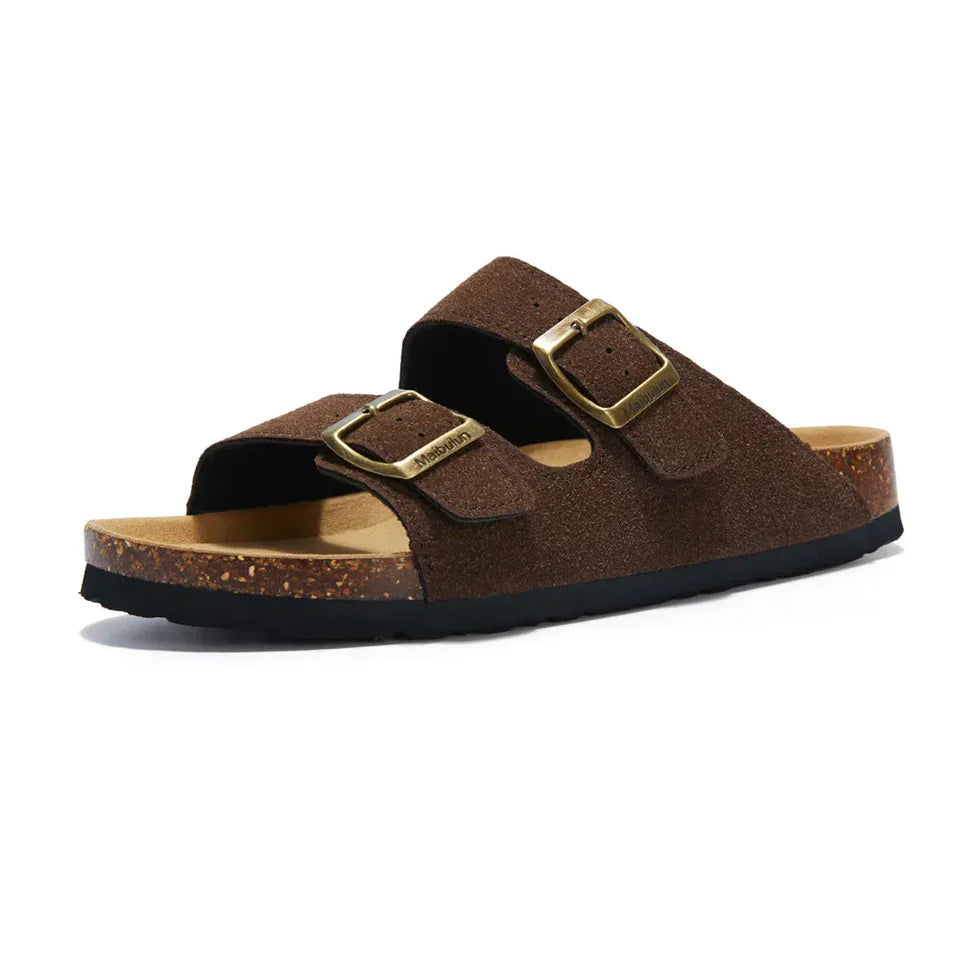 ZARVI Siena – Cork Double-Strap Sandal