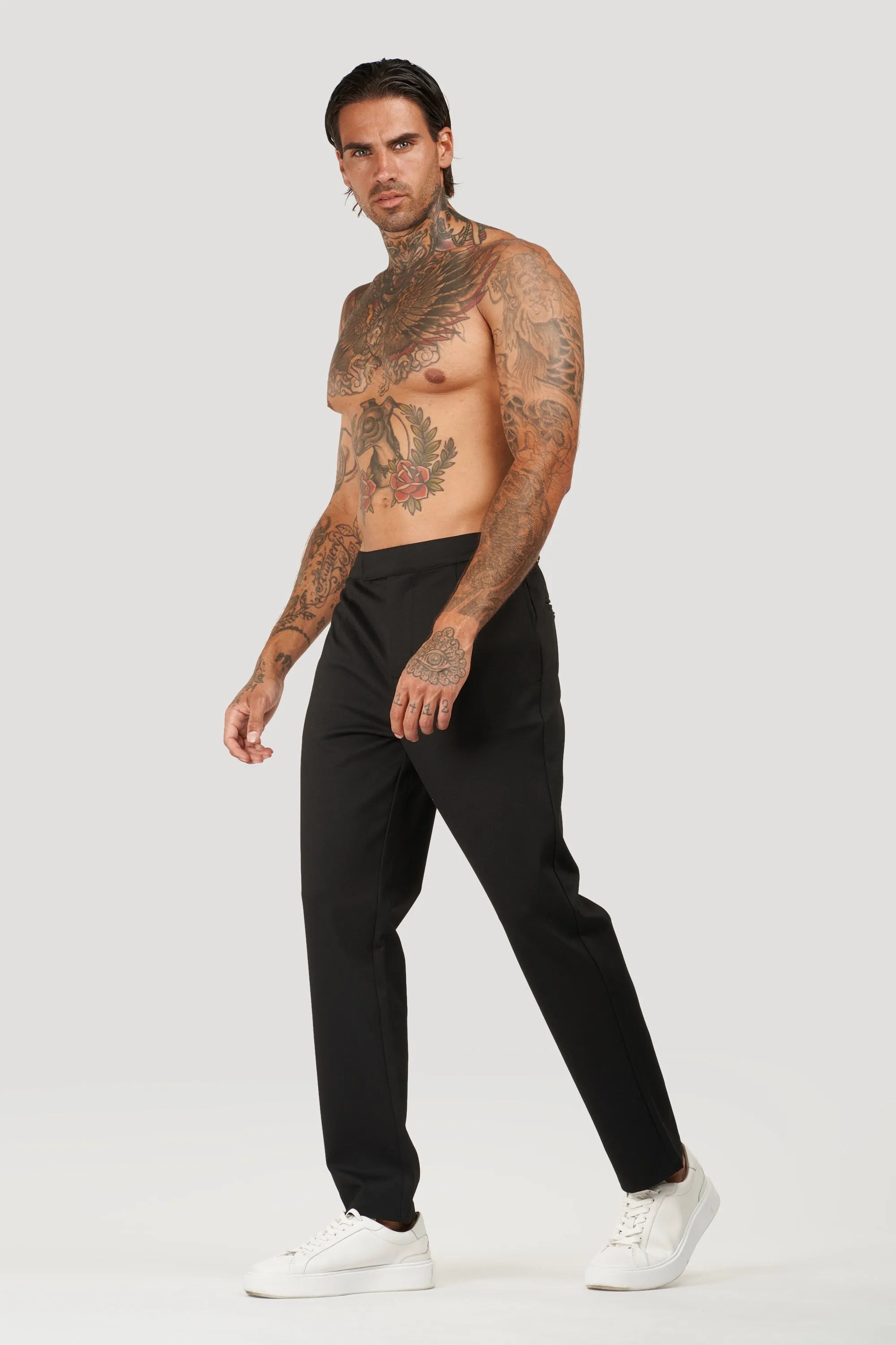 THE AURELIO TROUSERS - Black