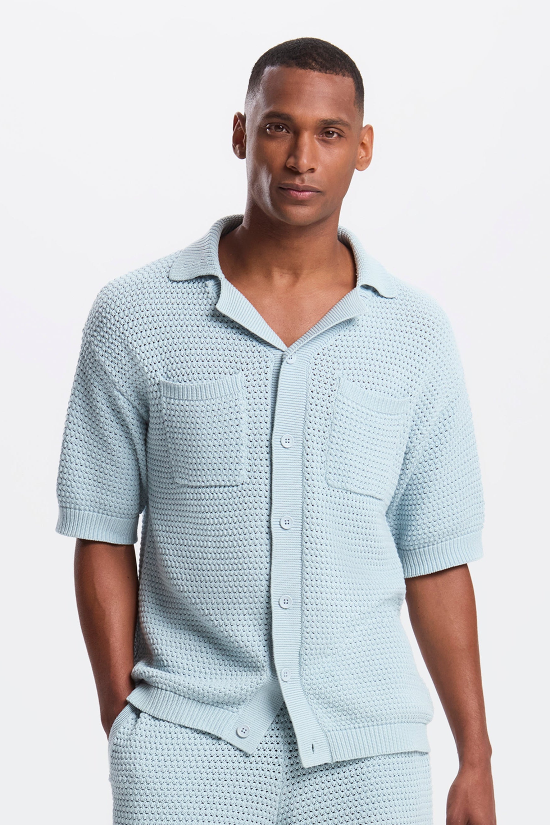THE MATESE CROCHET SS SHIRT