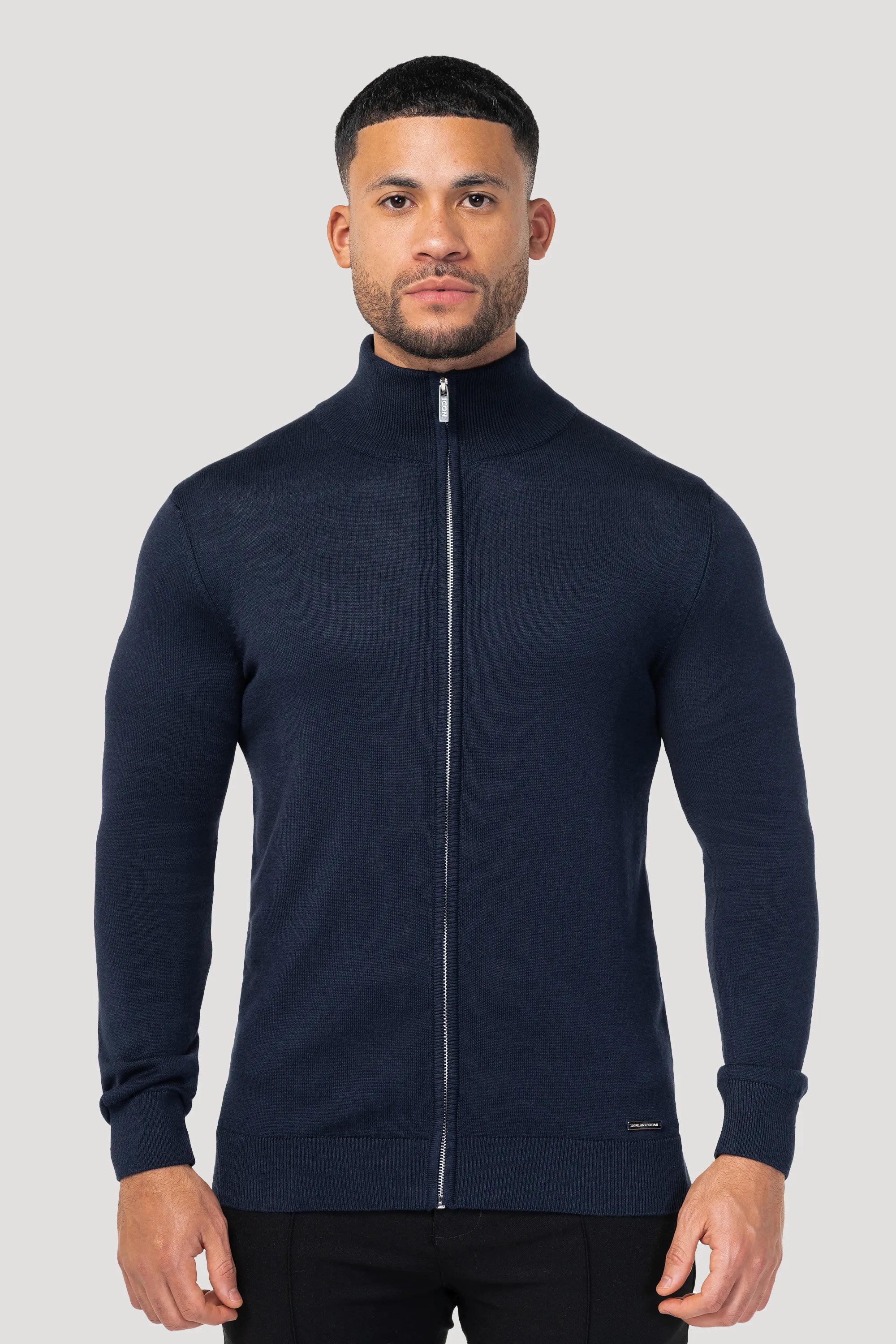 THE SANTONI FULL ZIP SWEATER