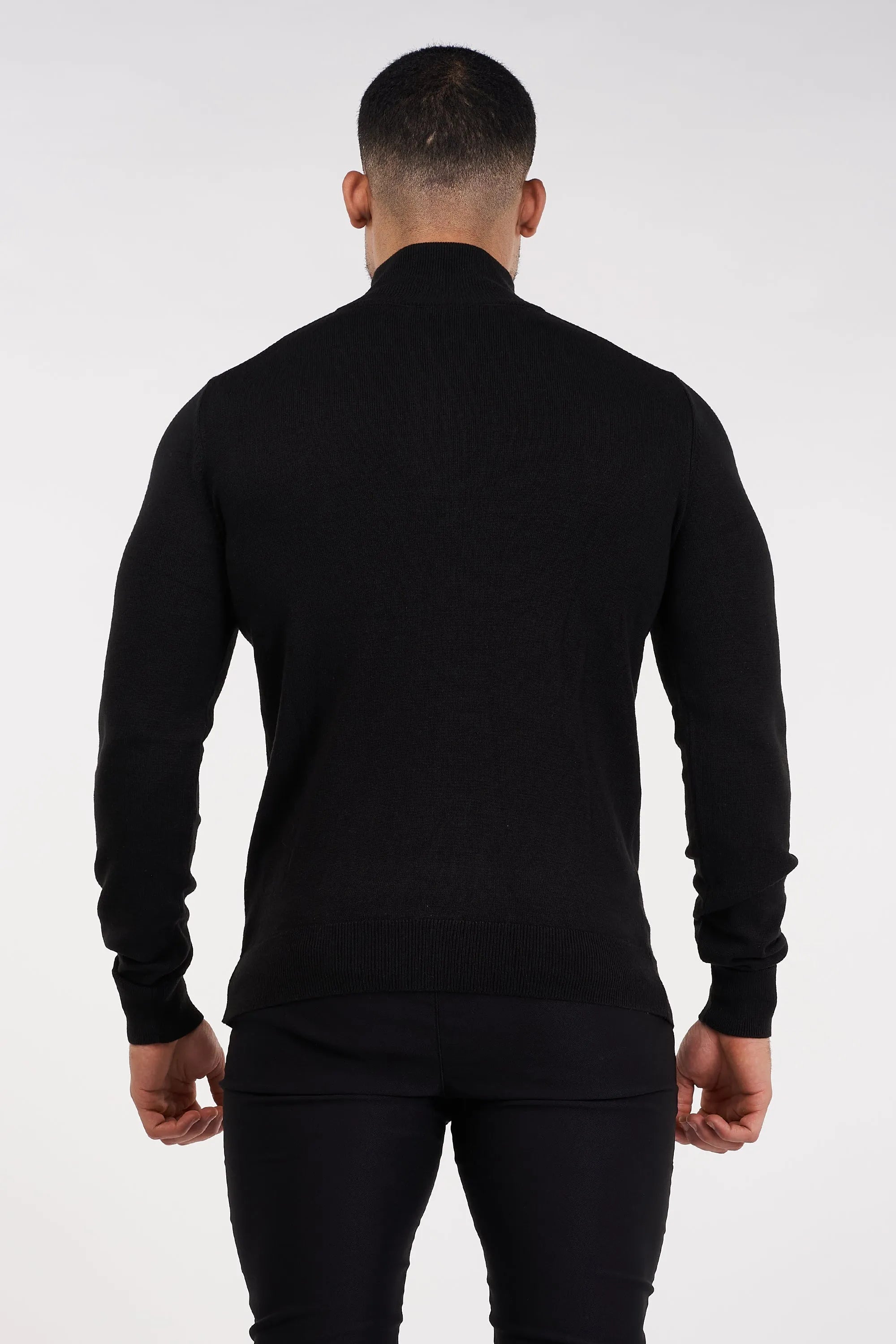 THE SANTONI HALF ZIP SWEATER