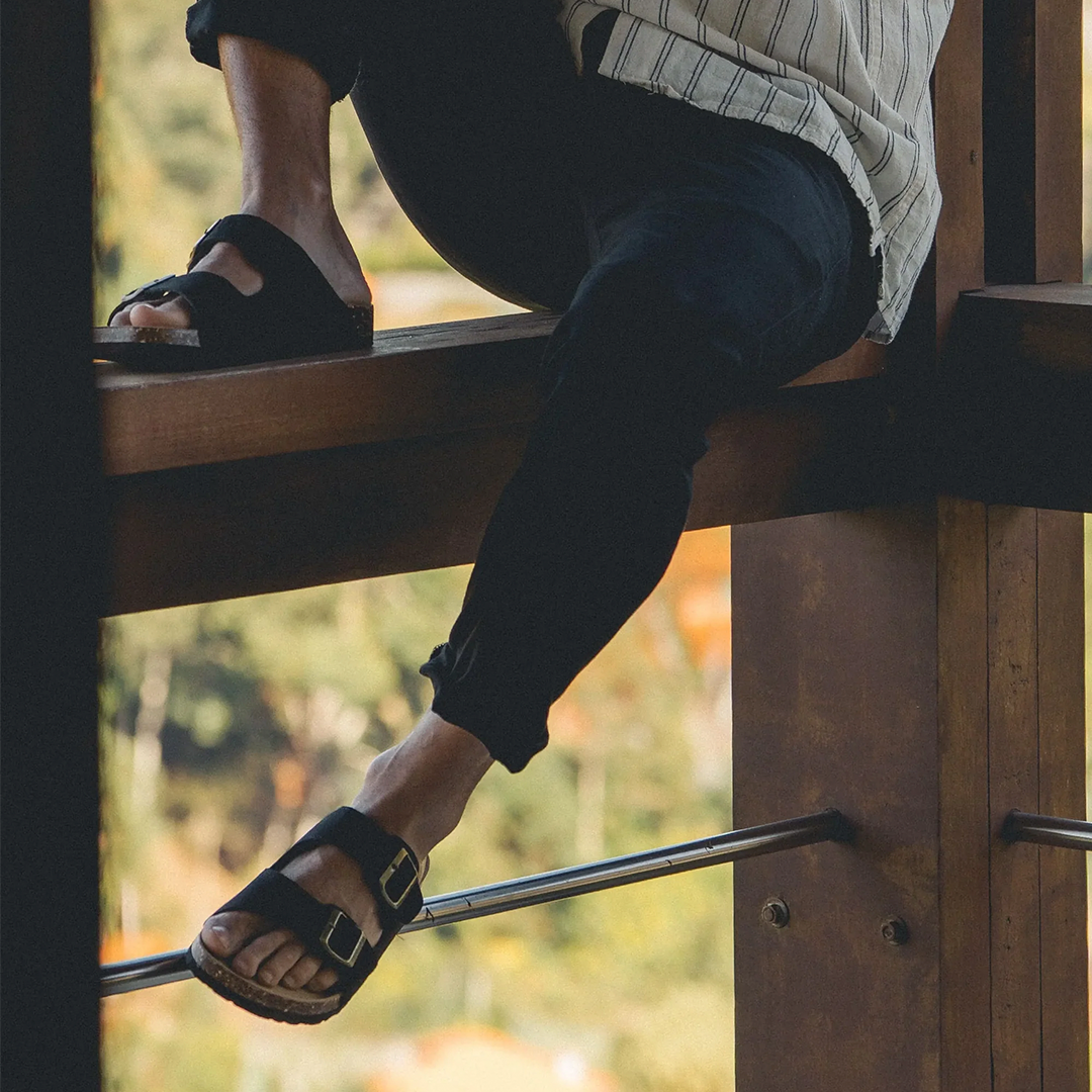 ZARVI Siena – Cork Double-Strap Sandal