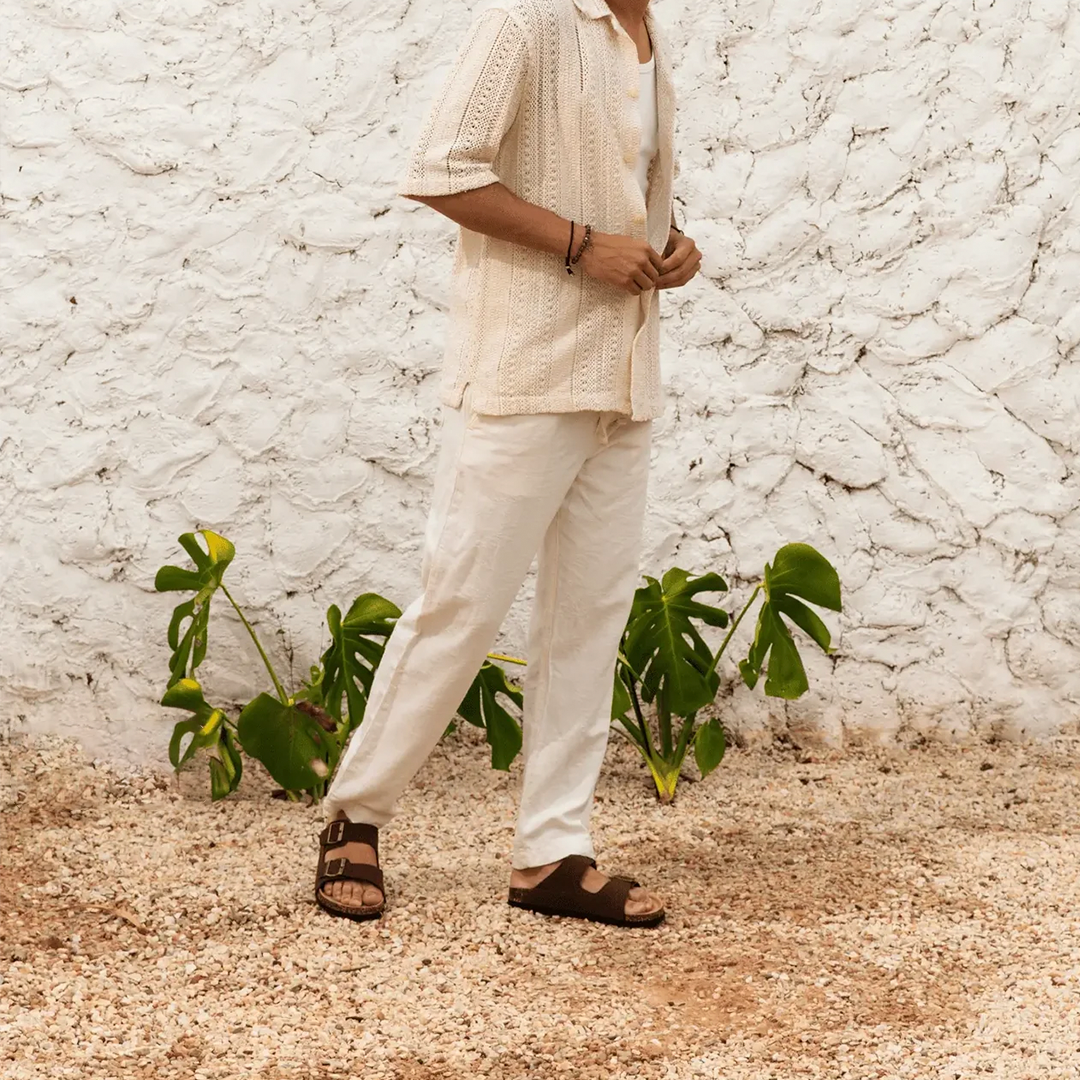 ZARVI Siena – Cork Double-Strap Sandal