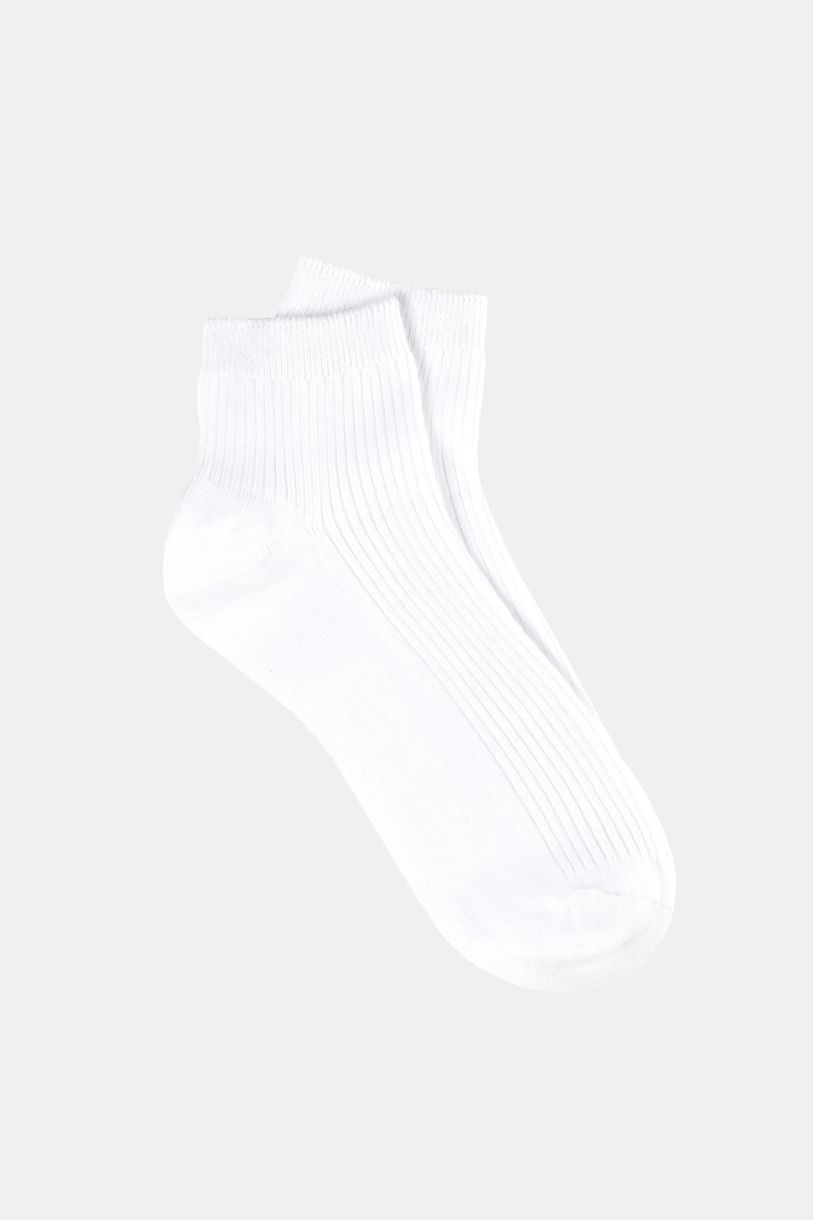 ZARVI CAMEO RIBBED ANKLE SOCKS